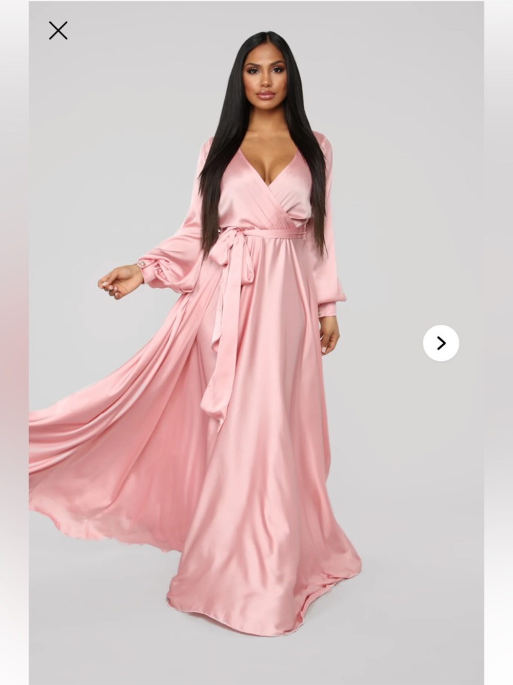 Red Satin  Maxi Dress in red not pink